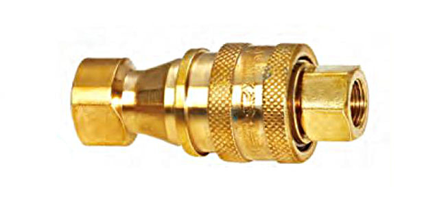 CB-SPB-1F-KZD full coupling set – brass body with BSPP thread