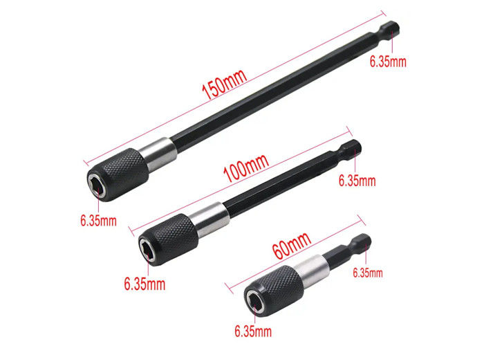 1/4 Inch Head Extension Rod Batch Magnetic Screwdriver Quick Transfer Lever tự khóa Extension Rod 150mm Công cụ tay