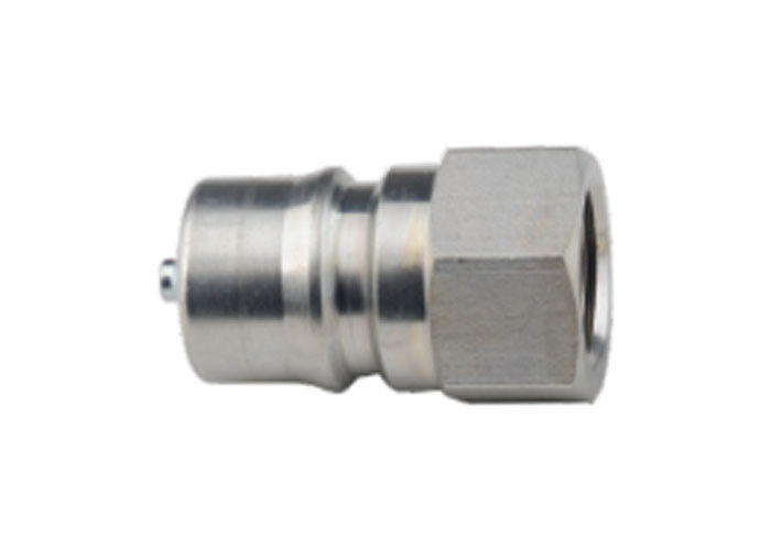 ISO7241B SS Mở Khép loại Hydraulic Quick Coupler BSP Thread
