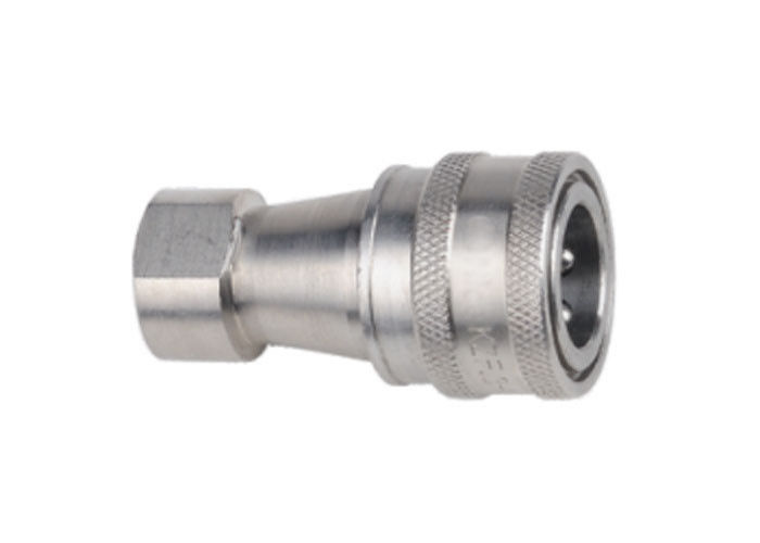 ISO7241B SS Mở Khép loại Hydraulic Quick Coupler BSP Thread