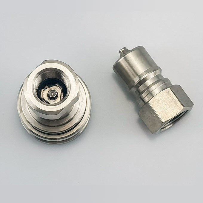 Khớp nối nhanh thủy lực Cb Sp 1f Iso 7241 B Phạm vi nhiệt độ dựa trên vật liệu làm kín
