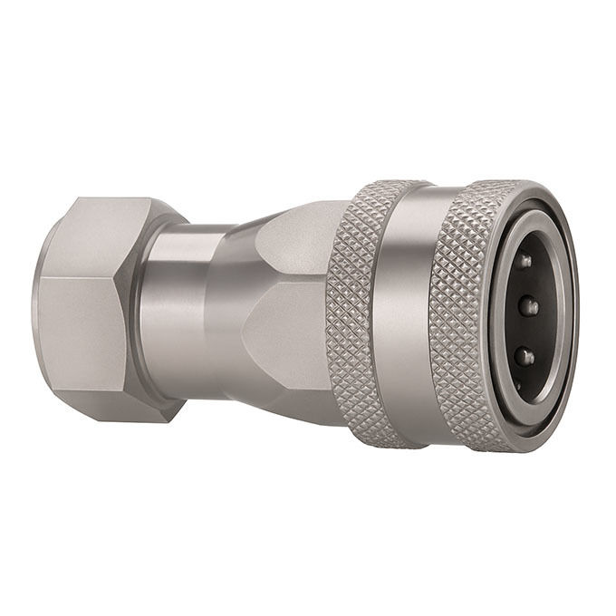 Loại đóng 1 inch Bộ ghép nối nhanh ISO, Khớp nối bằng thép không gỉ Phát hành nhanh