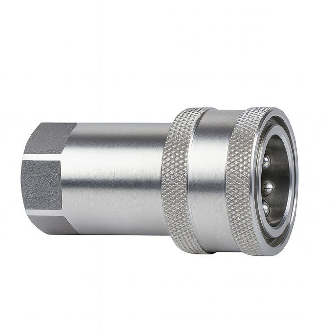 Cb-spm-10f-a-iso-7241-a Stainless Steel Quick Coupling với Parker 6600 Plug And Socket Connection