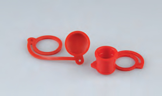 Các nắp và nút bấm bụi màu đỏ bằng nhựa cho các bộ ghép nối nhanh CB-TF Series